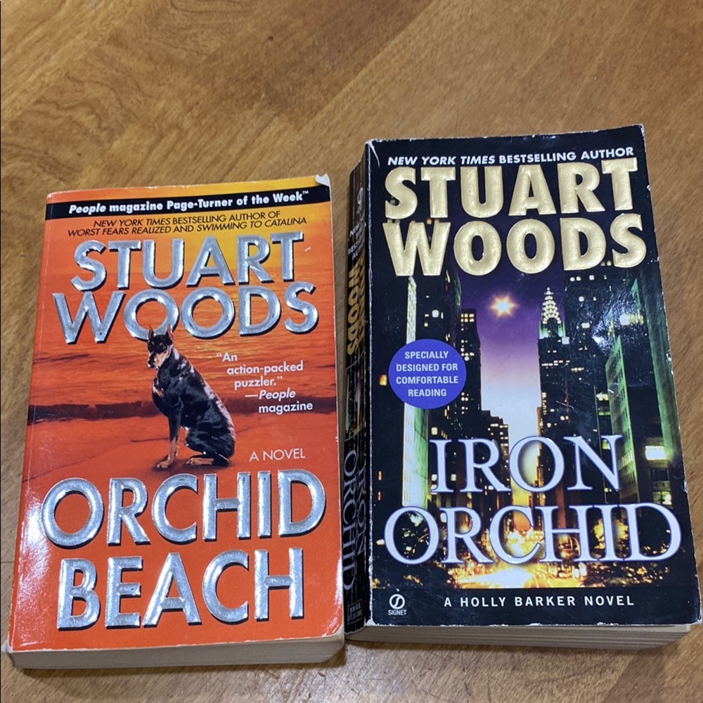 Bundle of 2, Stuart Woods, paperback books.